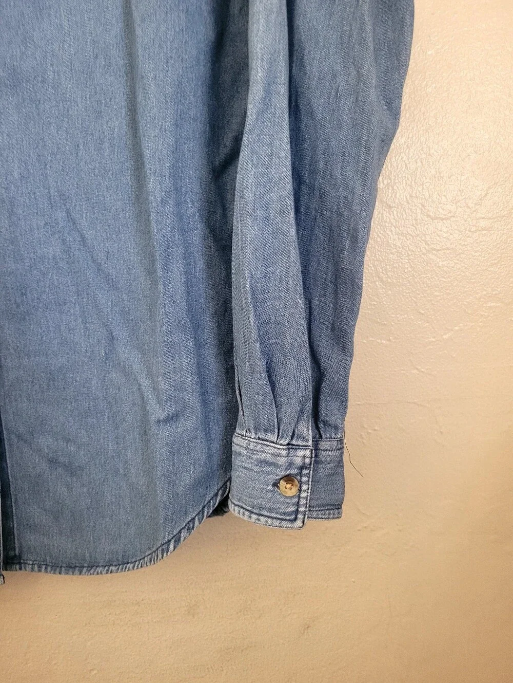 Vintage Embroidered Denim Shirt